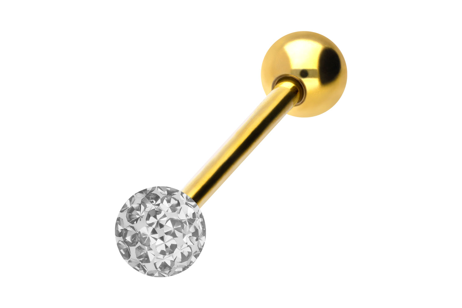 Titan Barbell Piercing EPOXY- + TITAN-KUGEL